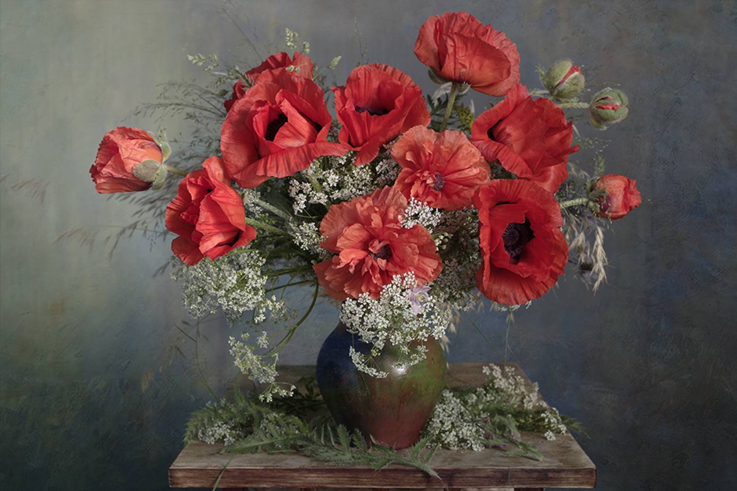 натюрморт, вера павлухина, маки, цветы, Вера  Павлухина