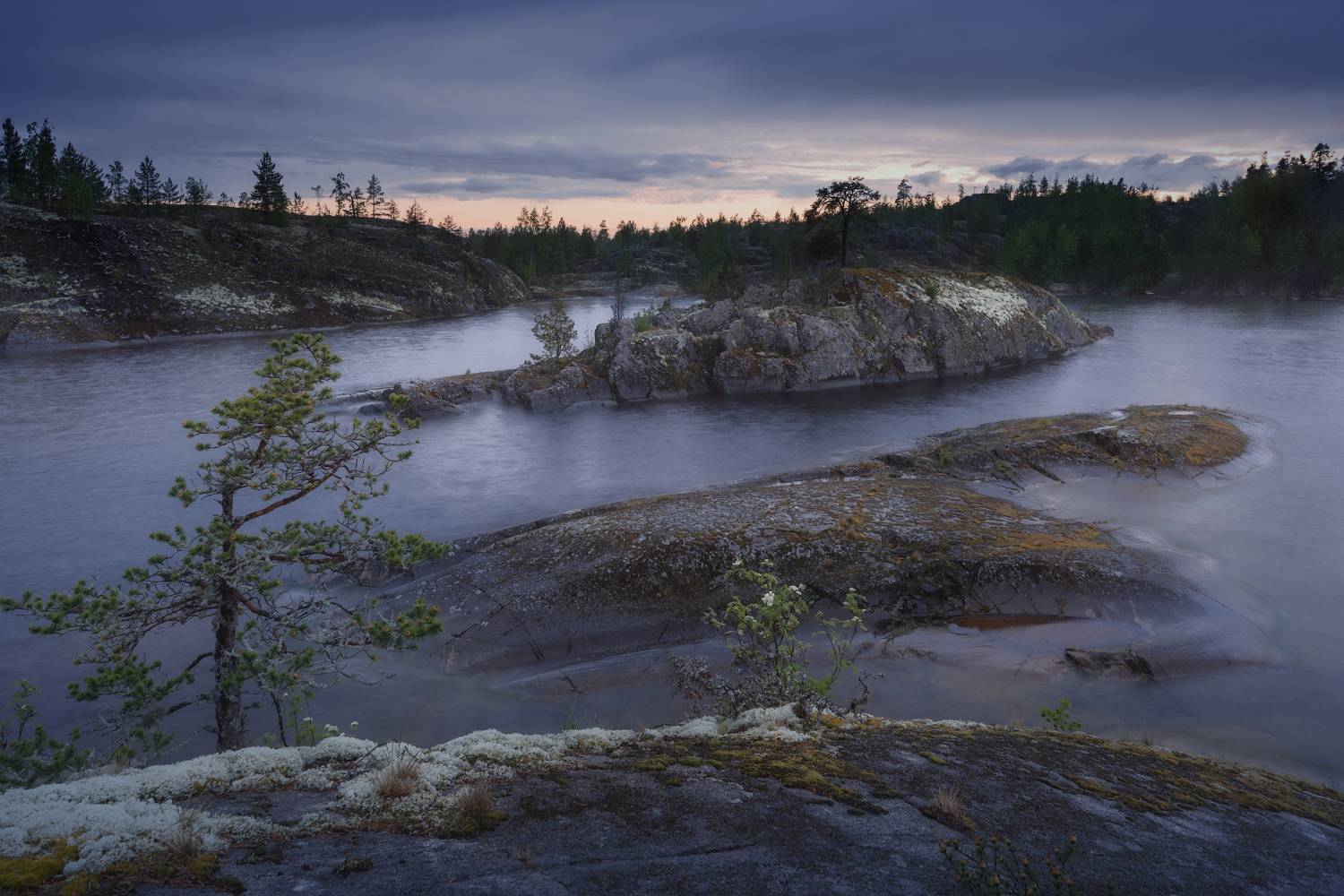 национальный парк ладожские шхеры карелия лахденпохья ладога белые ночи закат ладожское озеро, Шишкин Дмитрий
