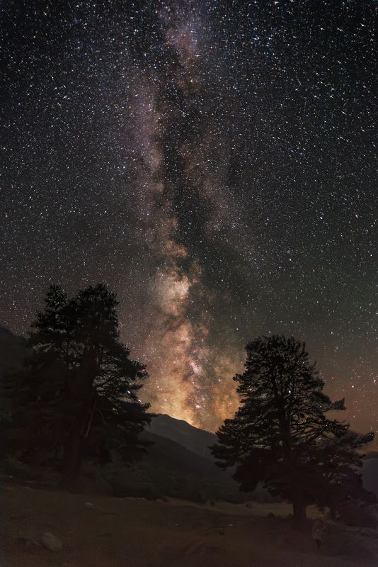 астрофото, астрофотография, ночь, астрономия, астропейзаж, кавказ, млечный путь, звезды, ночное небо, night, nightphotography, stars, milkyway, longexposure Ночь в Марухском ущелье фото превью