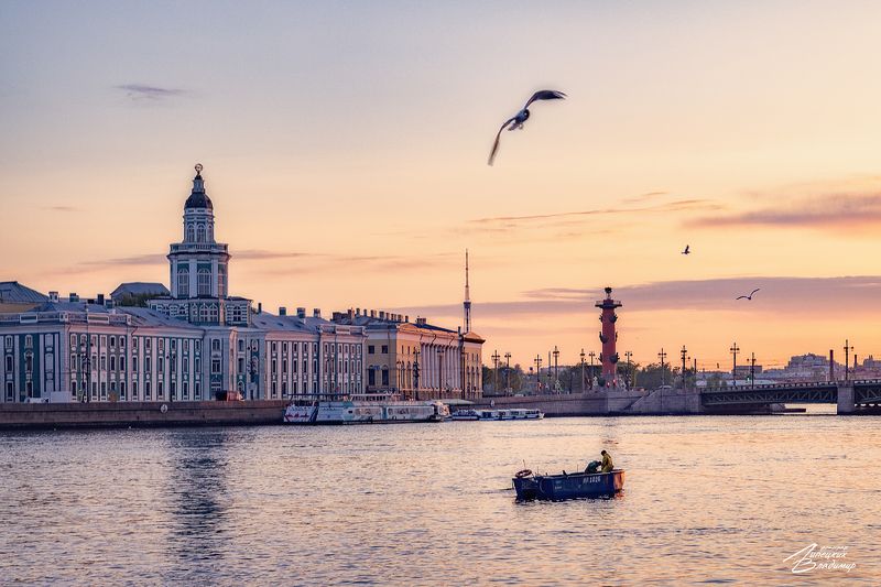 Закат над Невой фото превью