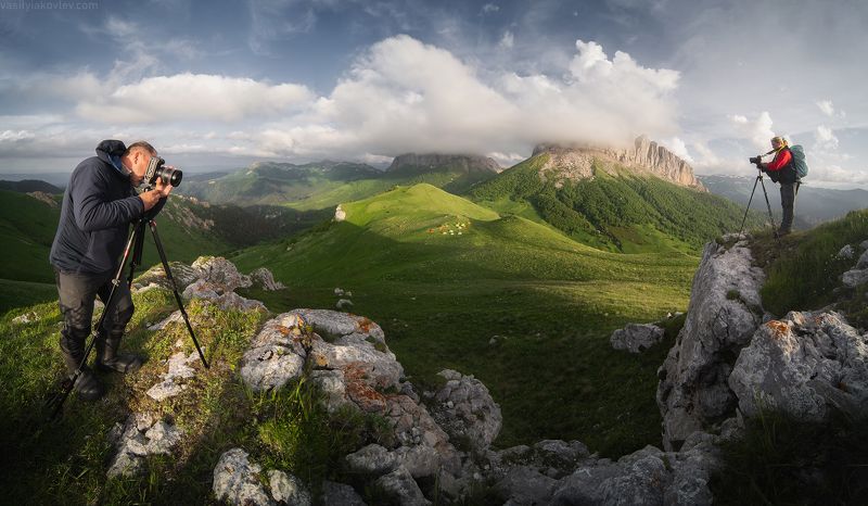 тхач, большой тхач, фототур, яковлевфототур, кавказ, адыгея Фотографы за работой фото превью