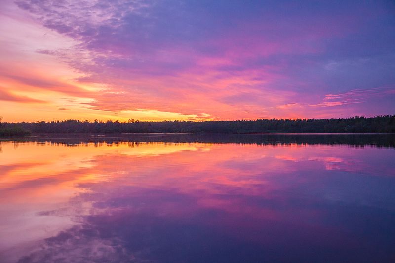 Палитра заката фото превью