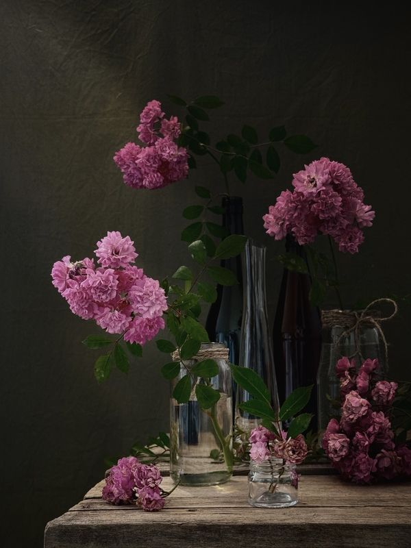 Розы и стекло фото превью