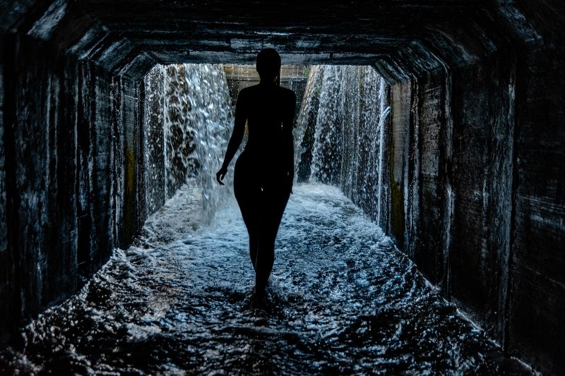 Водный туннель фото превью