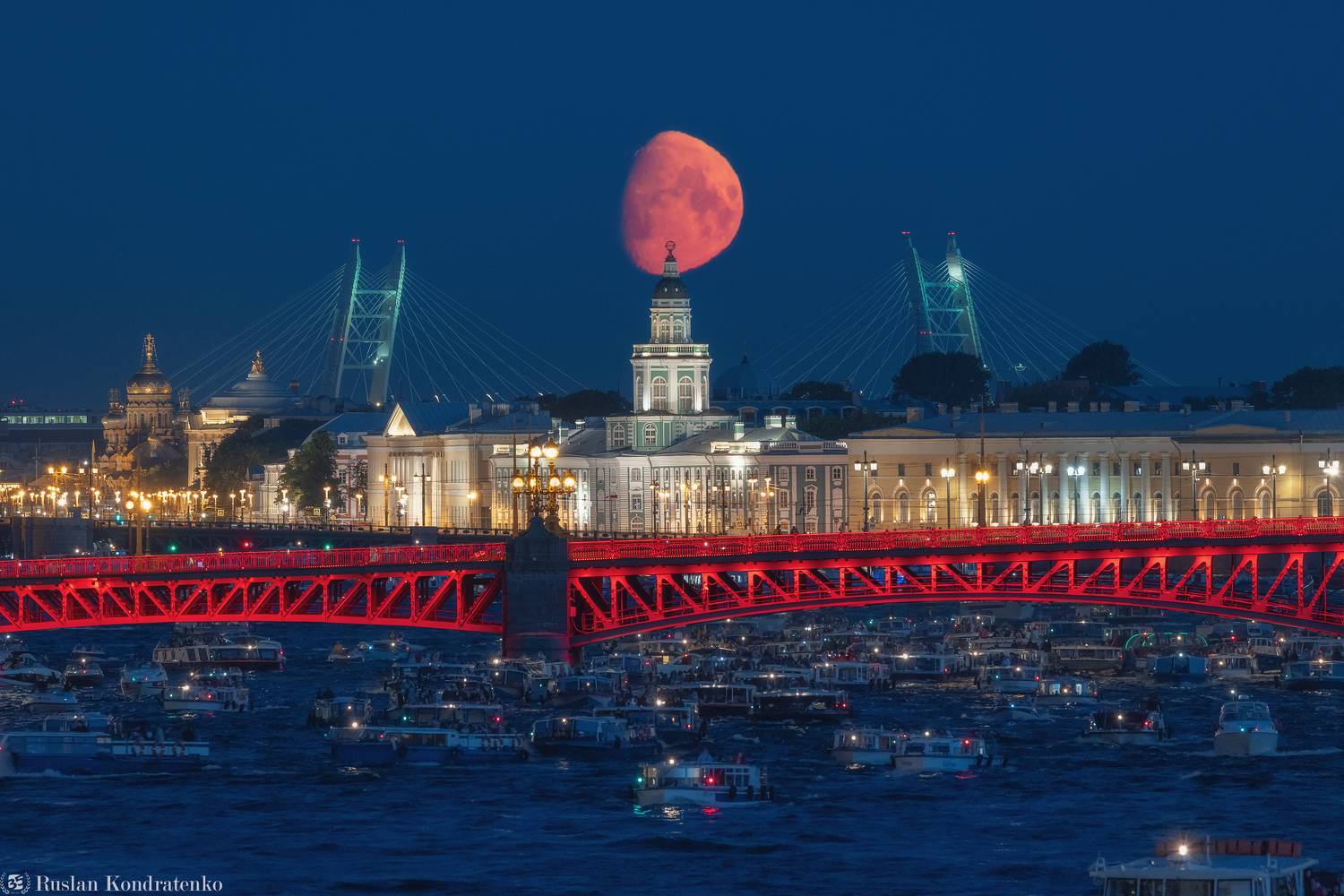 луна, прострел, санкт-петербург, троицкий мост, кунсткамера,, Кондратенко Руслан