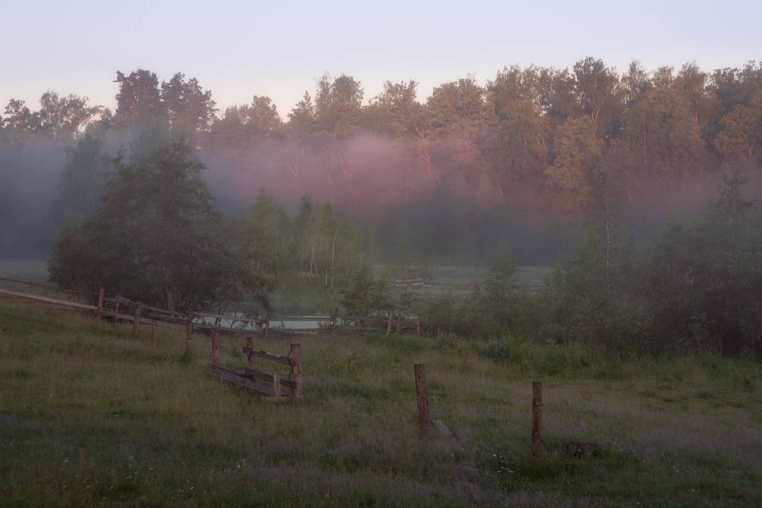 владимирская область, рассвет, утро, река, река серая, деревня, Петрова Анастасия