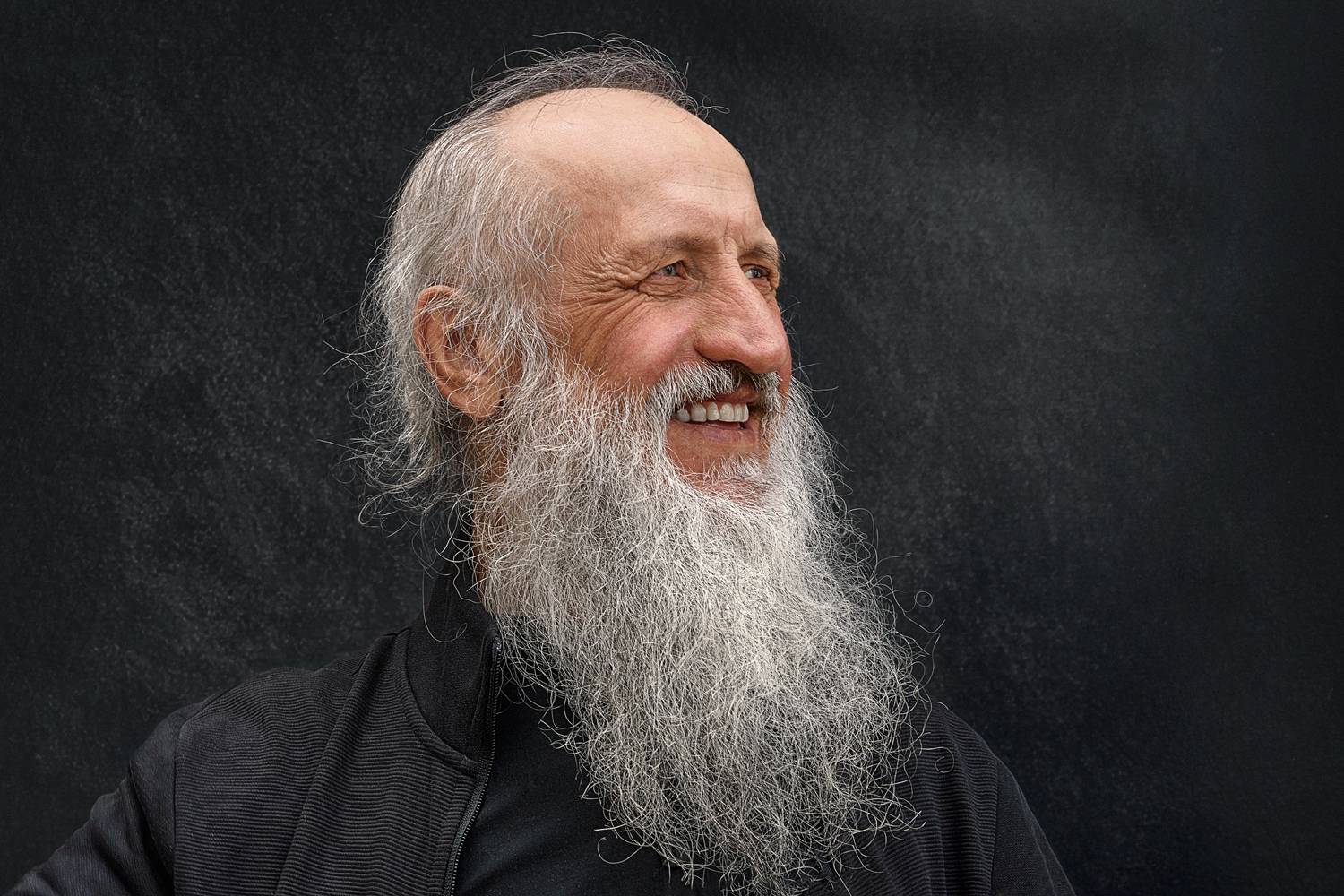 портрет, мужской, лицо, борода, седая, Вера Ра