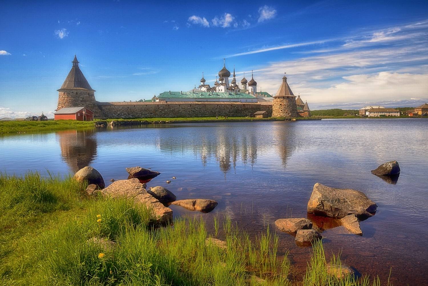 пейзаж,остров,север,монастырь, Наталия К