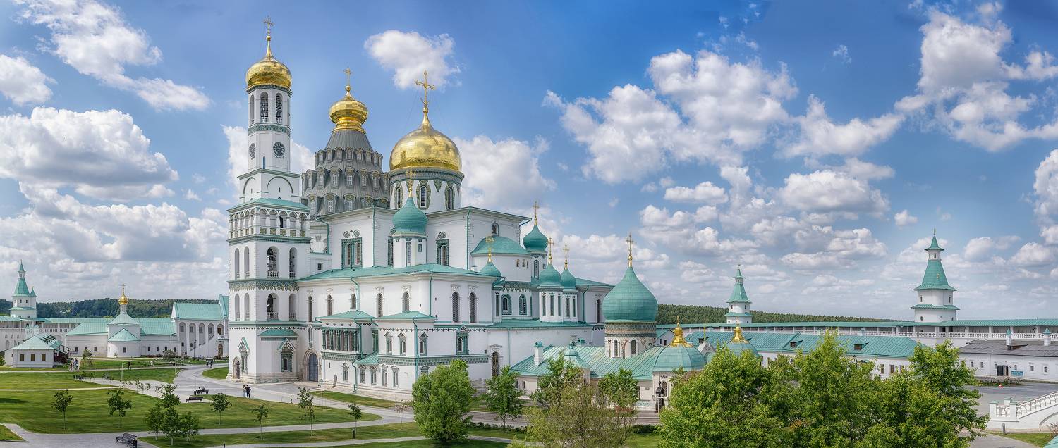 монастырь, панорама, новый иерусалим, храм, россия, архитектура, Ольга Яр