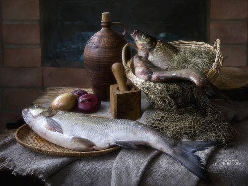 Натюрморт с рыбой