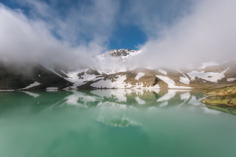 кавказ, кбр, сылтранкель, озеро Озеро Сылтранкель фото превью