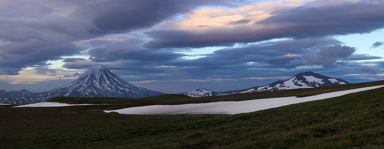 Вулкан, Закат, Камчатка, Никифоров Егор