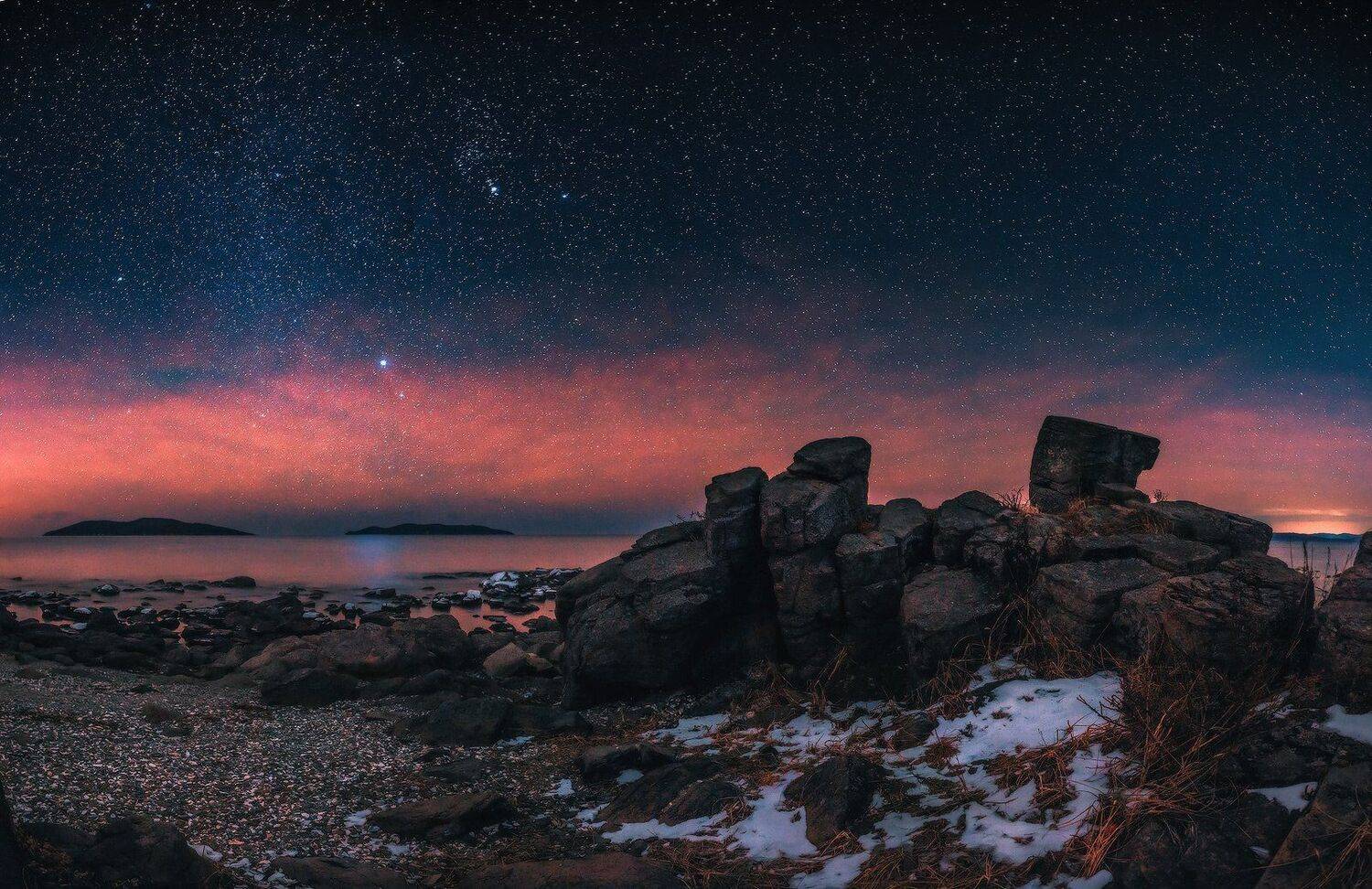 Звёды, Камни, Море, Ночь, Андрей Кровлин