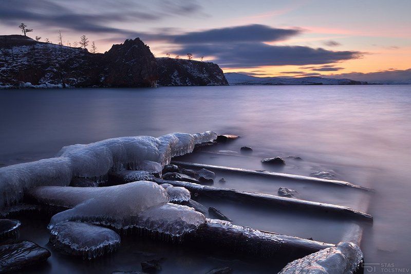 Вода и лед Байкала фото превью