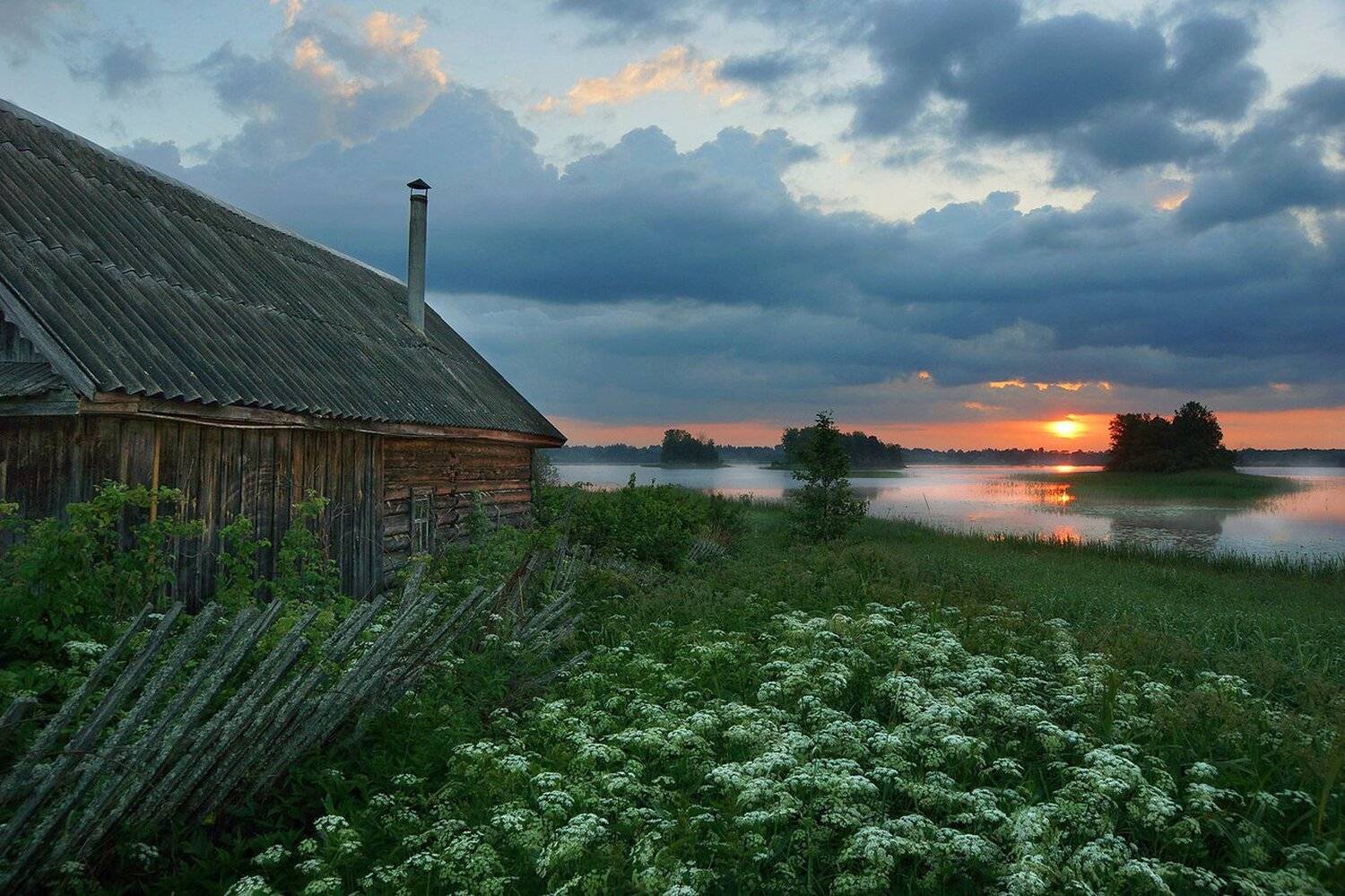 Озеро, Ордосно, Рассвет, Петр Косых