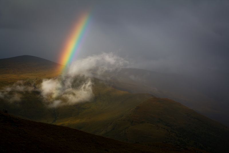 rainbow, горный алтай, горы, небо, радуга Stairway to Heaven фото превью