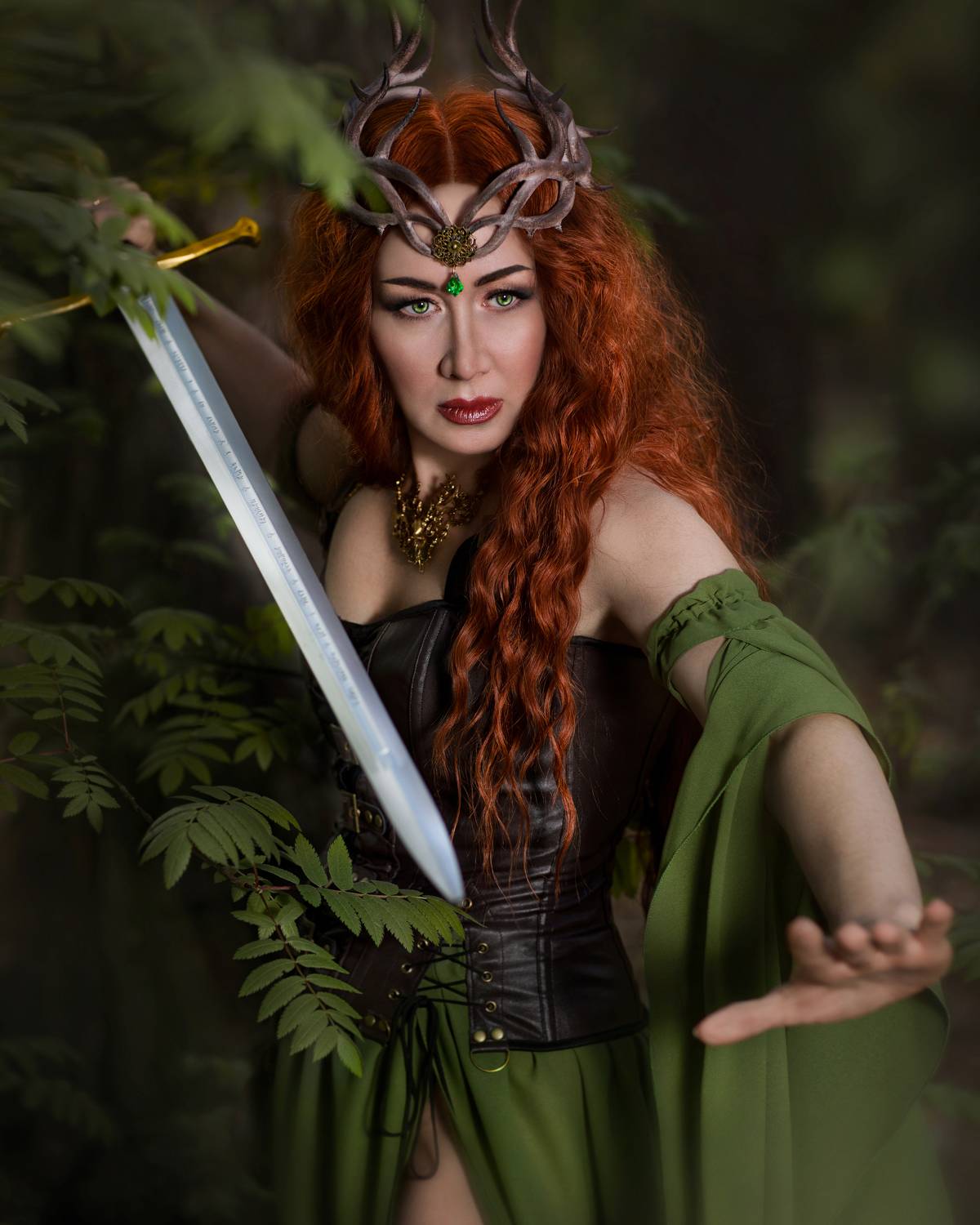 фотограф юлия дюдина, фотограф нижний новгород, арт фотограф,  волшебная фотосессия, фотосессия эльф, королева лесных эльфов Лихолесья, Дюдина Юлия