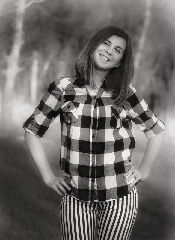 Клеточно-полосатое настроение. фото превью