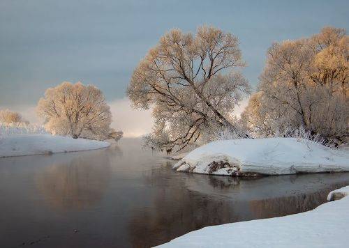 Морозное мартовское утро