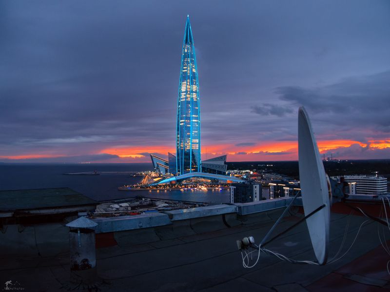 Закат после дождя фото превью