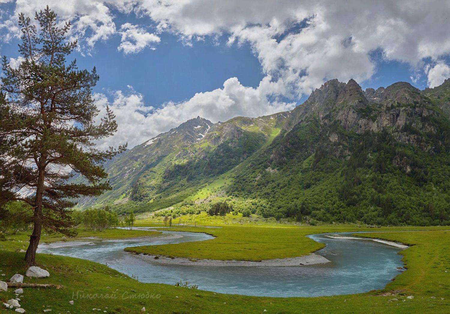 кавказ горы, Николай Стюбко