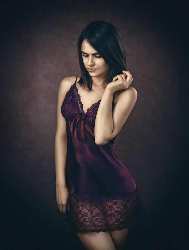 портрет, будуар, девушка, фотостудия Марина фото превью