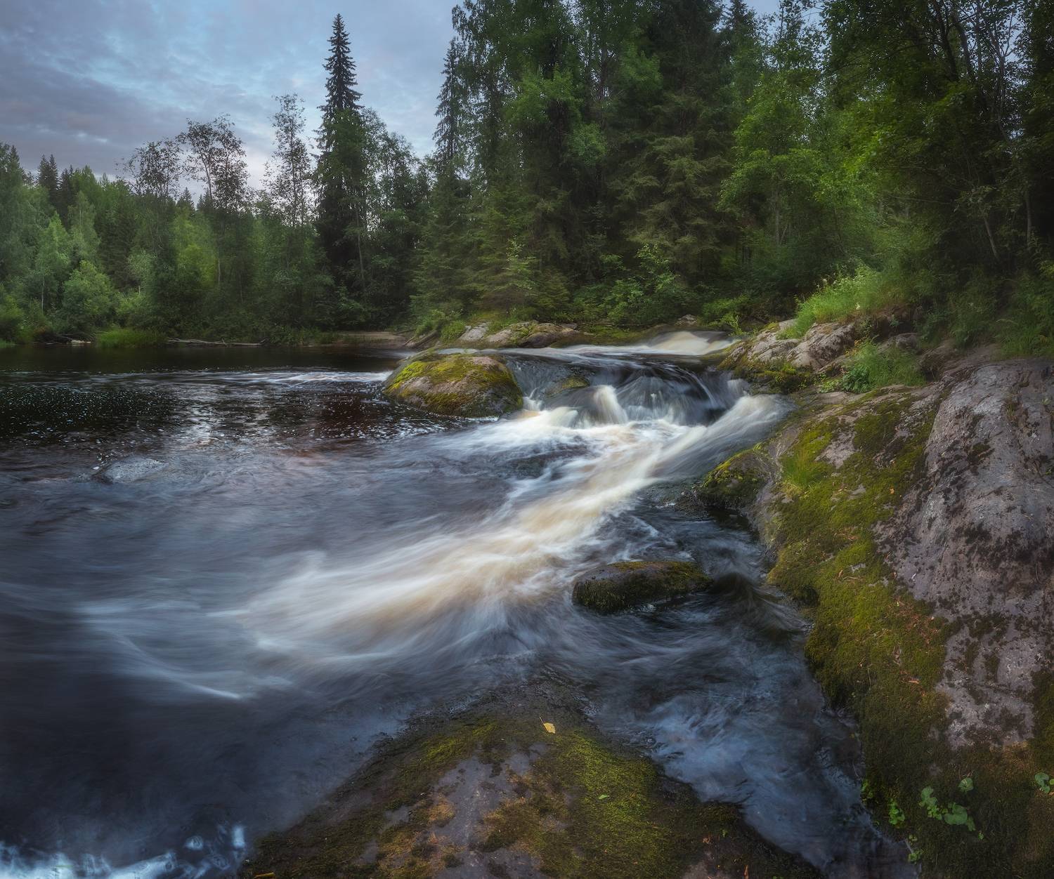 карелия, лес, река, водопад, порог, Марголин Алексей