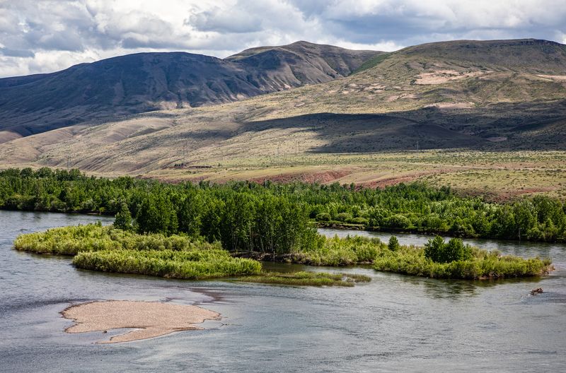 Абакан, река, Хакасия Метаморфозы фото превью