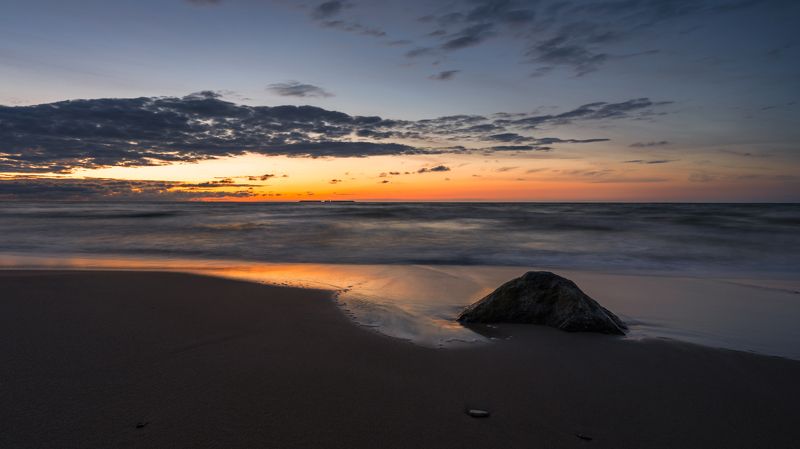 калининград, балтийское_море, закат * фото превью