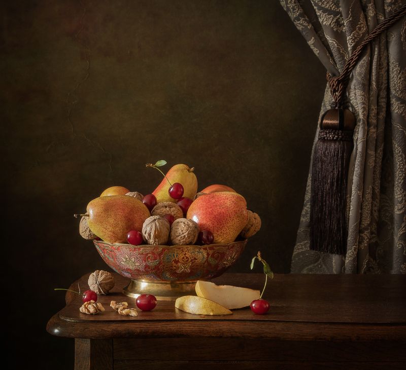 Ваза с фруктами. фото превью