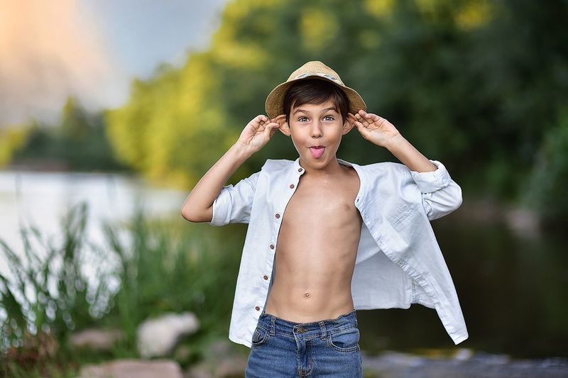 На речке фото превью