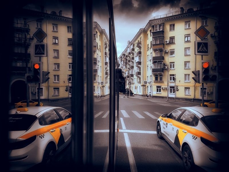 мобильная фотография, город Стоп-кадр фото превью