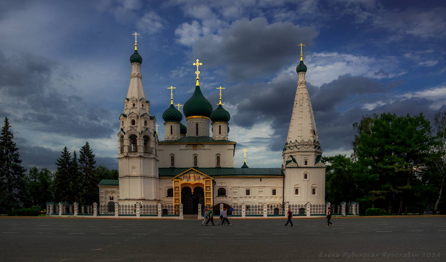 ярославль, церковь, архитектура, город, церковь ильи пророка, православие, Елена Рубинская