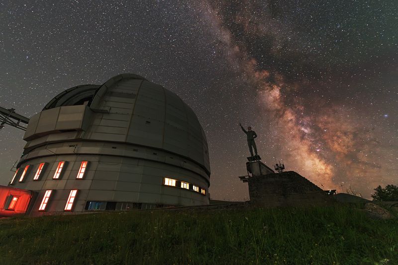 астрофото, астрофотография, ночь, астрономия, астропейзаж, млечный путь, звезды, ночное небо, night, nightphotography, stars, milkyway, longexposure Тяга к звездам фото превью