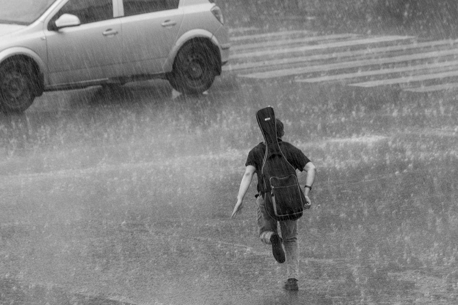 улица, дождь, Михаил Агеев