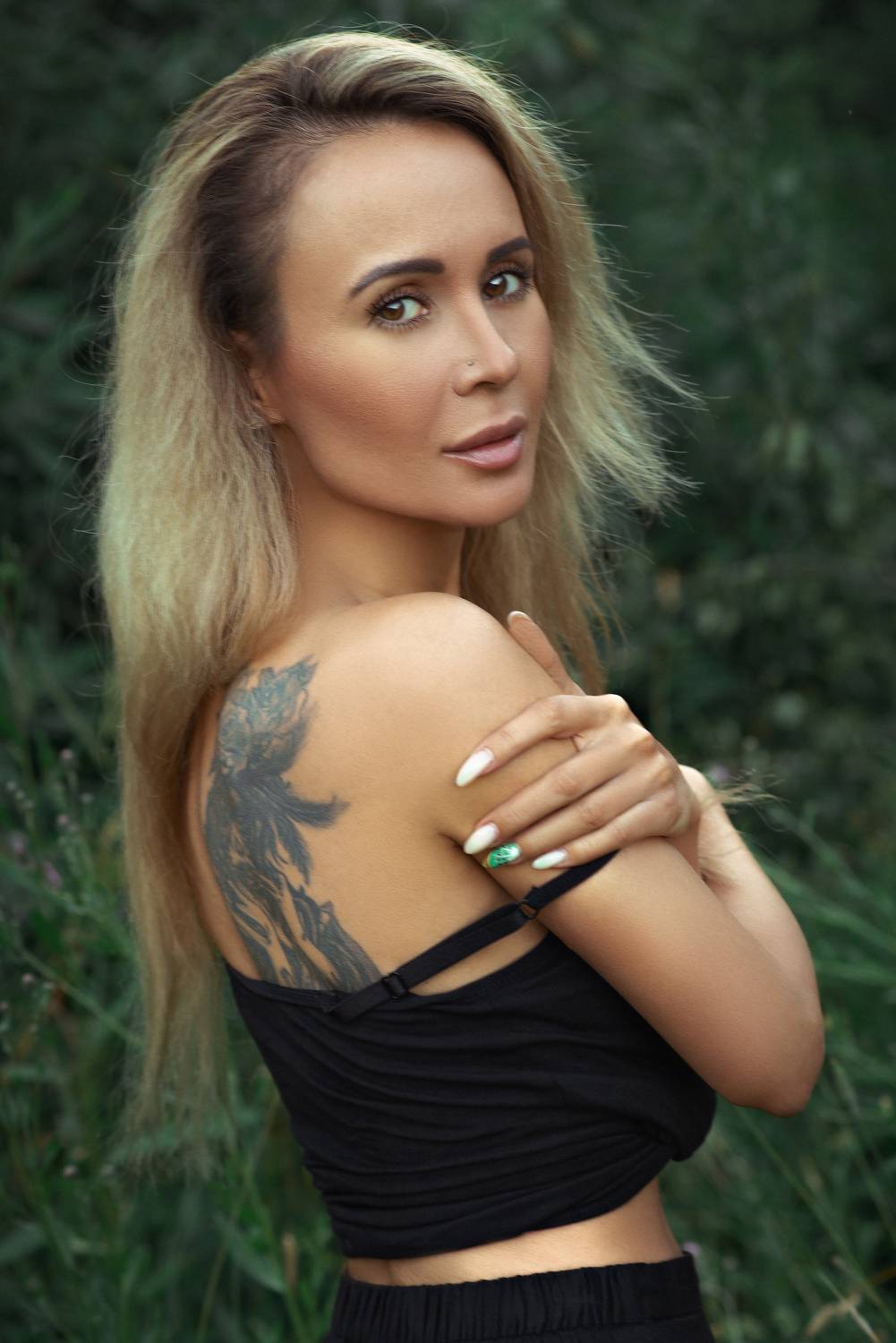 girl, model,hot, studio, portrait, black, light, young, summer, sexy, Максимов Станислав