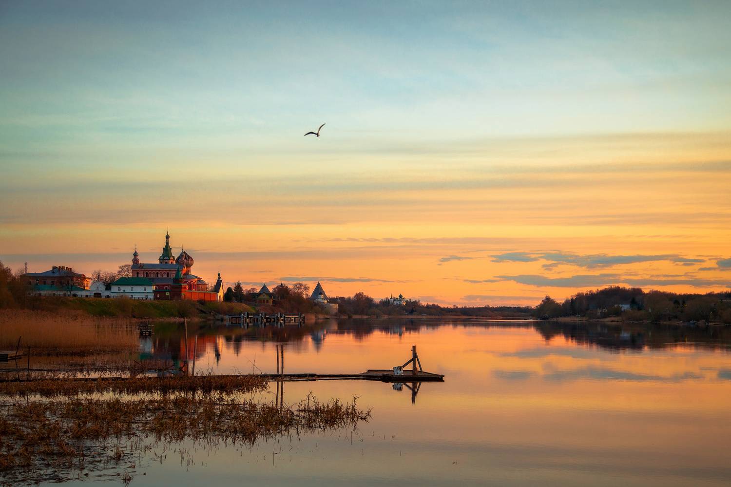 пейзаж, рассвет, ленобласть, старая ладога, волхов, Кормашова Татьяна