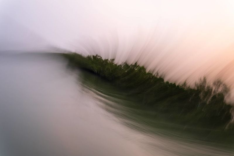 ICM, Creative Photography, Landscape The wave on the Mangrove Jungle фото превью