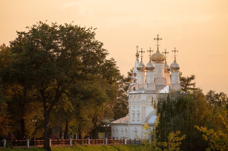 Летний вечер фото превью