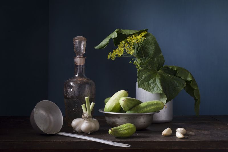 Укропчик, огурчик, чесночок. фото превью