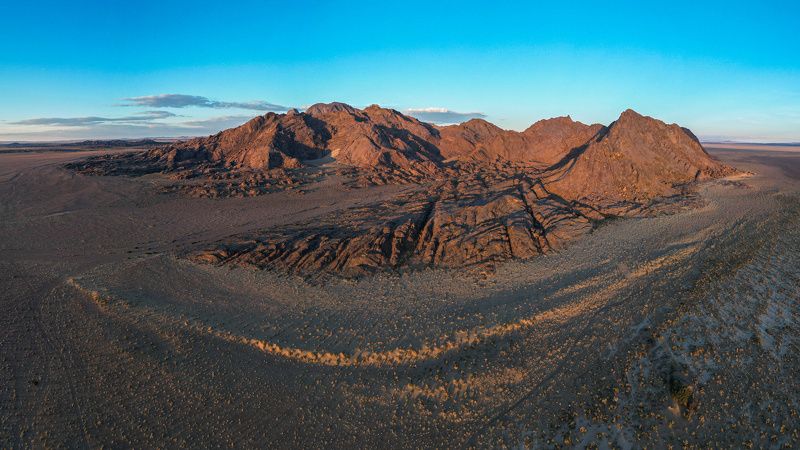 монголия, скала, восход, mongolia, rock, sunrise  фото превью