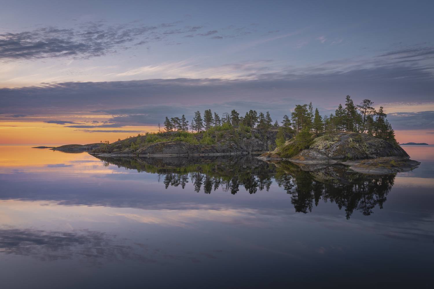 ладожские шхеры, пейзаж, восход, Mikhail Ioannisian