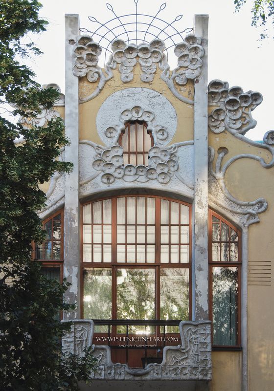 фасад, архитектура, самара, модерн, геометрия, эпоха Маленький шедевр фото превью