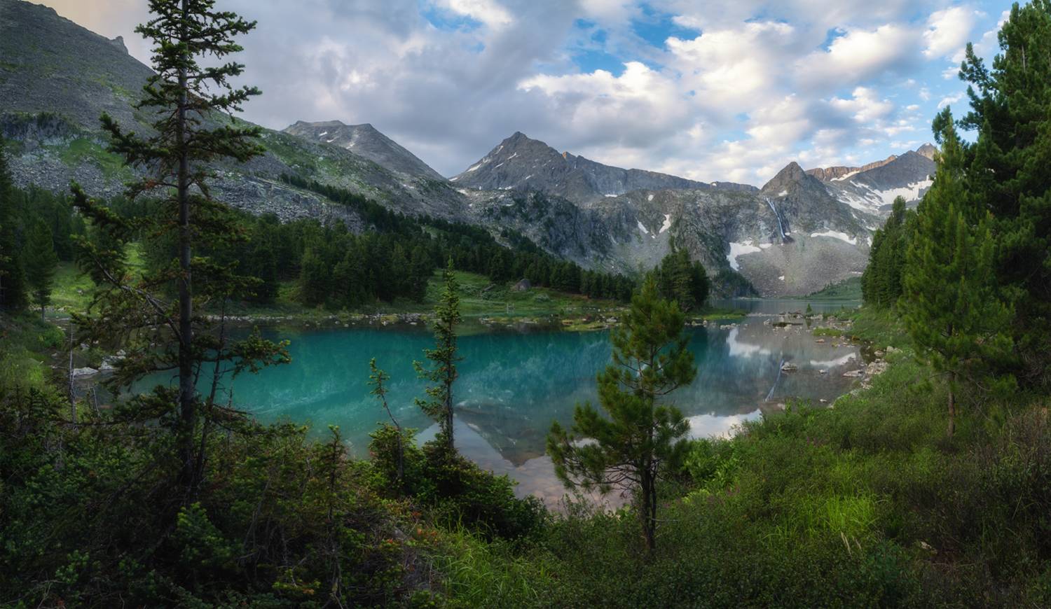алтай, горный алтай, пейзажи алтая, усть-коксинский район, горное озеро, озера алтая, горы, озеро, крепкое, летний алтай, горная тайга, Рубан Алена