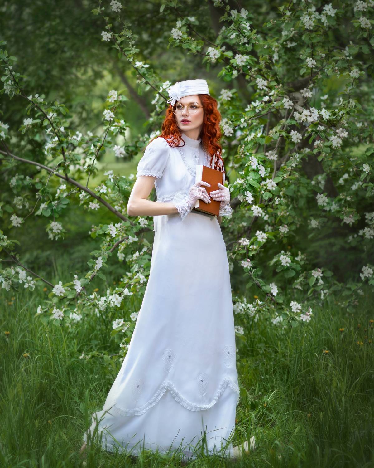 Фотограф Юлия Дюдина, Фотограф Нижний Новгород, арт фотограф,  волшебная фотосессия, фотосессия цветение, фотосессия в яблони, фотосессия в цветении, Дюдина Юлия