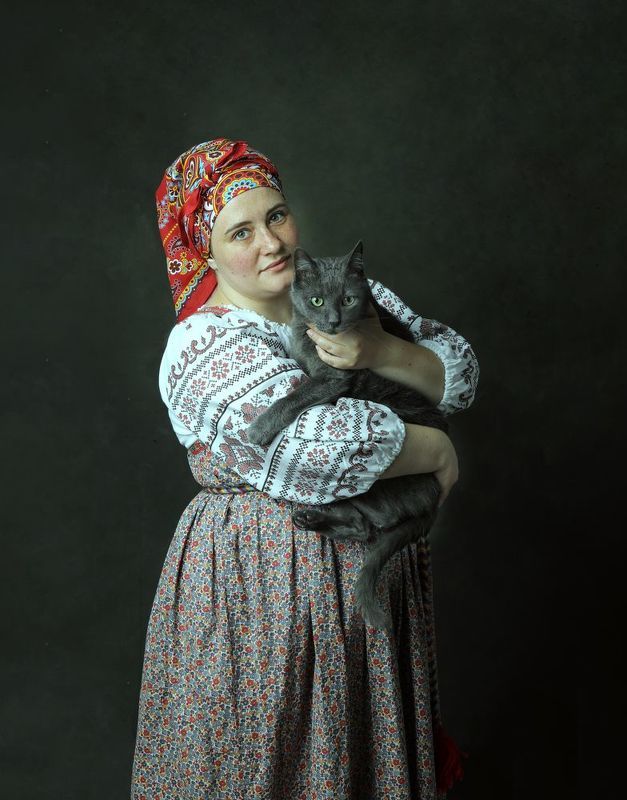 Тамара и кот Изя фото превью