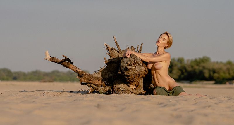 Women, sand, beach, summer Natasza фото превью