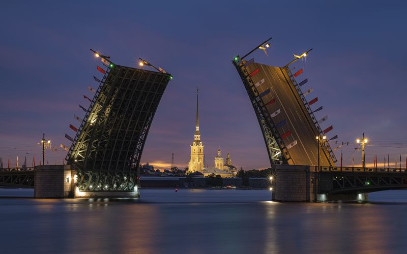 #санкт-петербург, #дворцовыймост, #петропавловскаякрепость Петербургская классика фото превью