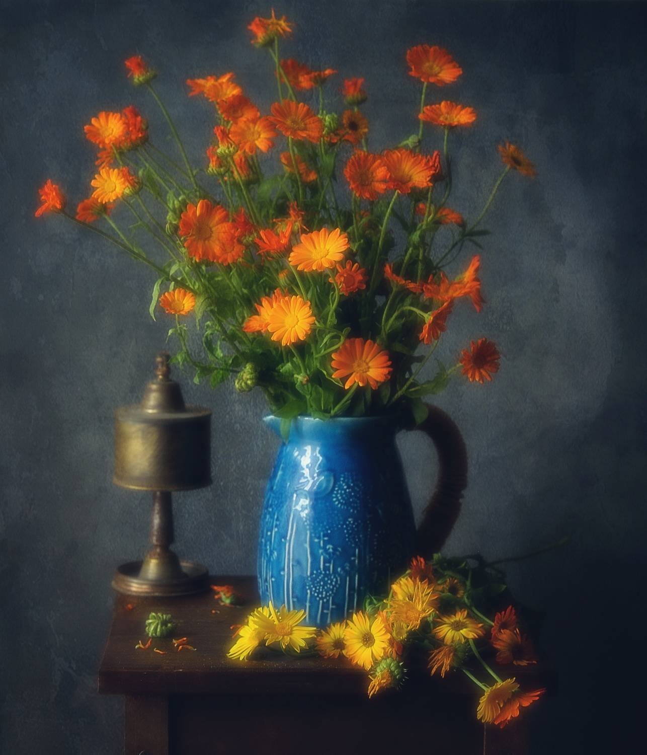 натюрморт,календула,ноготки,цветы,лето,букет, Наталия К