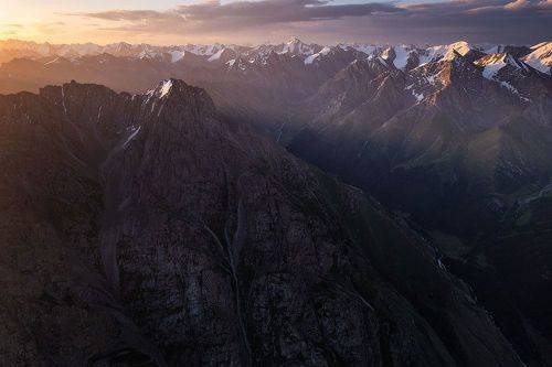 Закат в горах